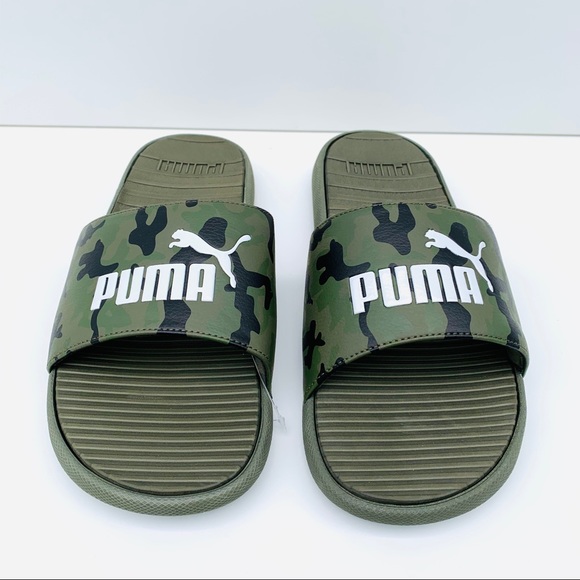 puma slides camo